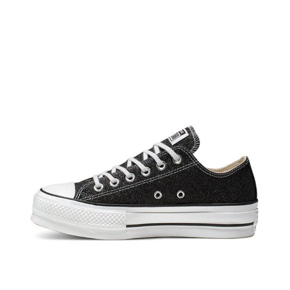 Converse Womens CTAS Lift Ox Glitter 566282C NWB - Picture 4 of 9